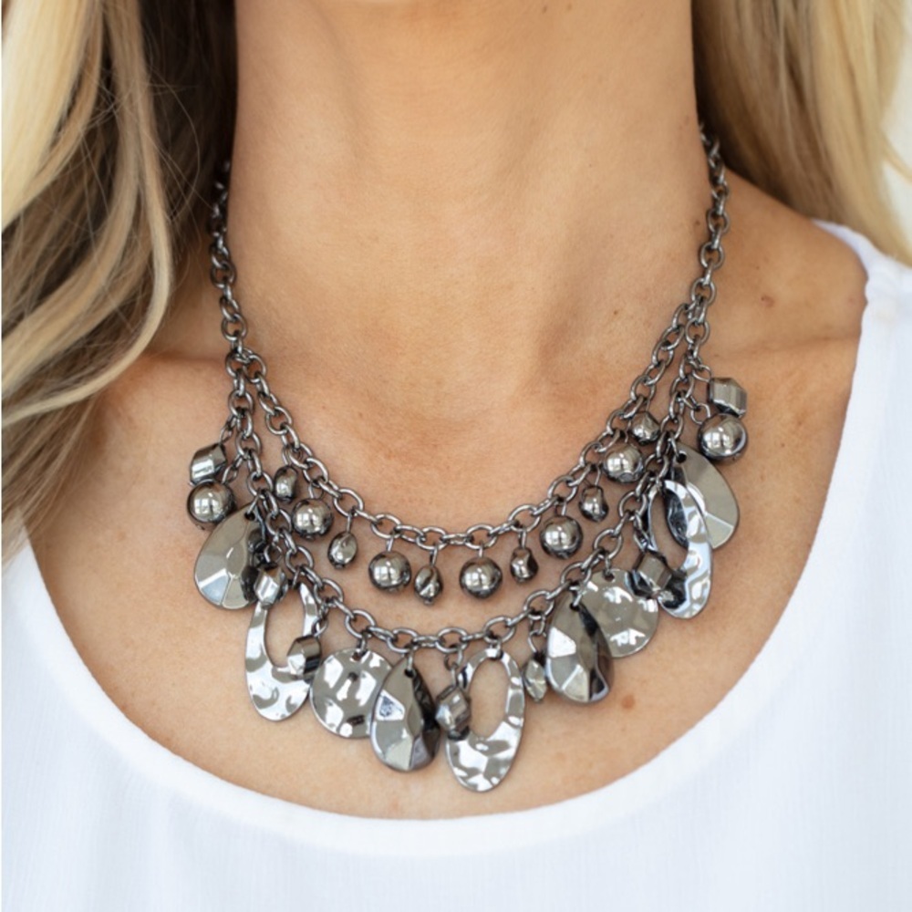 Extra Exhilarating - Black Necklace